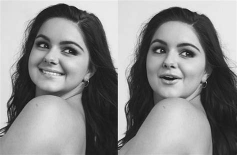 Ariel Winter Poses Topless in Unretouched Photos, Praises Sofia。